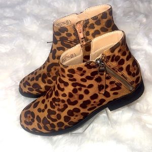 Leopard Print Booties